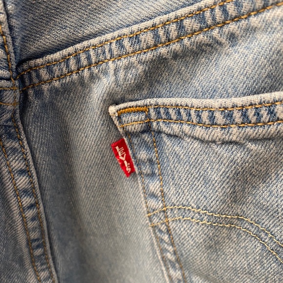 Levi’s 501 Distressed Straight Leg Rigid Jeans 31 - Picture 6 of 14